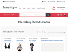 Tablet Screenshot of brandshop.cz